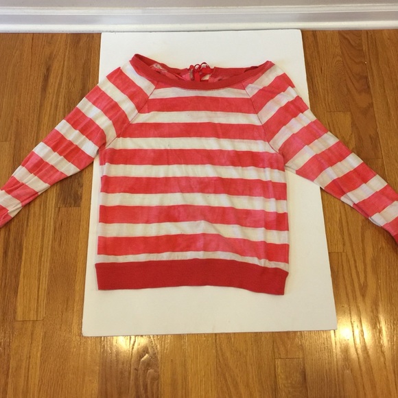 American Eagle Outfitters Orange stripe top - Picture 1 of 2