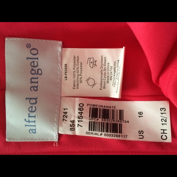 Alfred Angelo long formal dress in coral - Picture 3 of 4