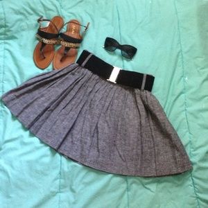 Flare mini skirt...