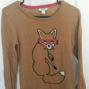 Old Navy  fox sweater M