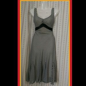 Black and white dress