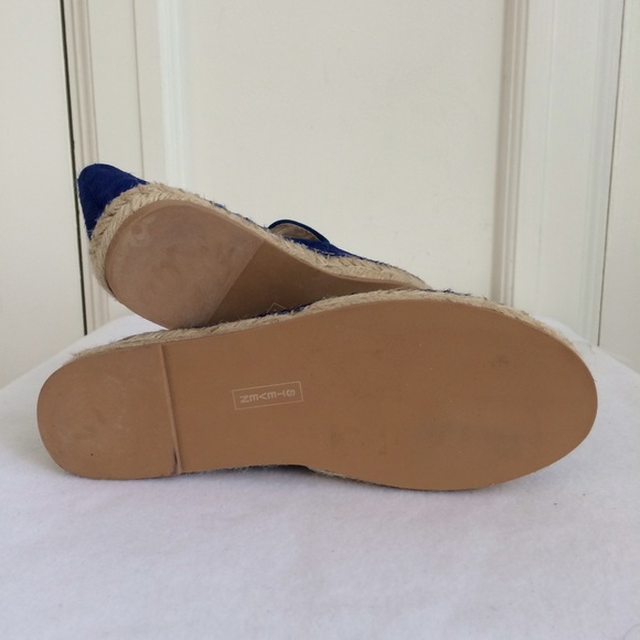 SOLD Steve Madden Lanii Blue Espadrille Flats - Picture 4 of 4