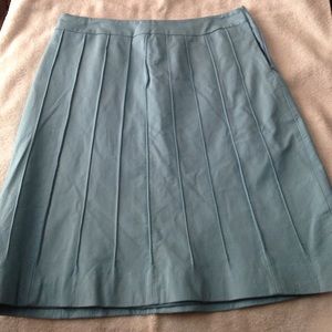💯%genuine Leather skirt