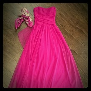 Tulle Strapless Gown