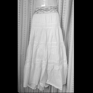 Long White Skirt, Old Navy