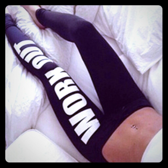 "Work out" leggings NWOT