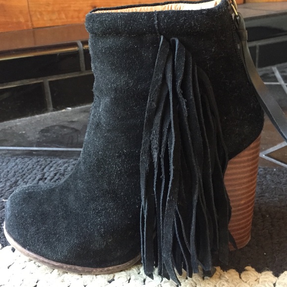 Jeffrey Campbell Rumble Fringe Suede Boot