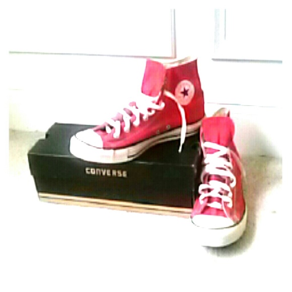 Red Chuck Taylor's all star Converse