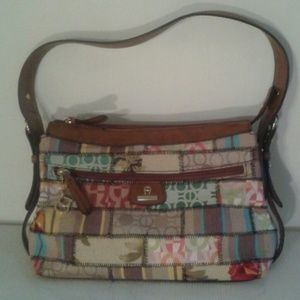 Etienne Aigner patchwork  handbag