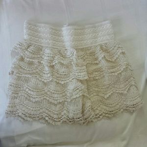 Embroidered shorts