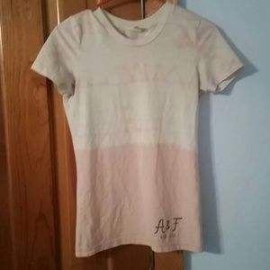 Pink distressed A&F