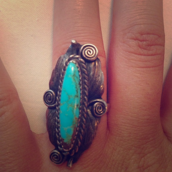 Sterling silver turquoise ring