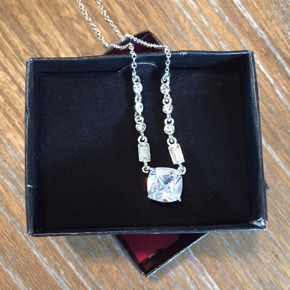 Cz multi stone necklace