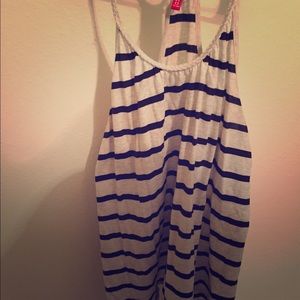 Stripe tank tops are totally in!