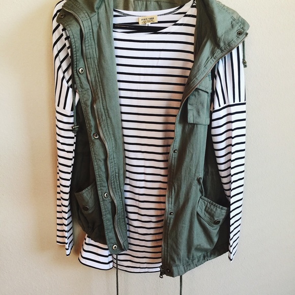 ❗️Sold out❗️OLIVE MILITARY VEST🍂 - Picture 3 of 3