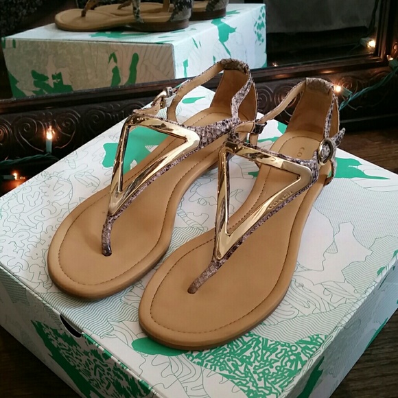Snakeskin sandals