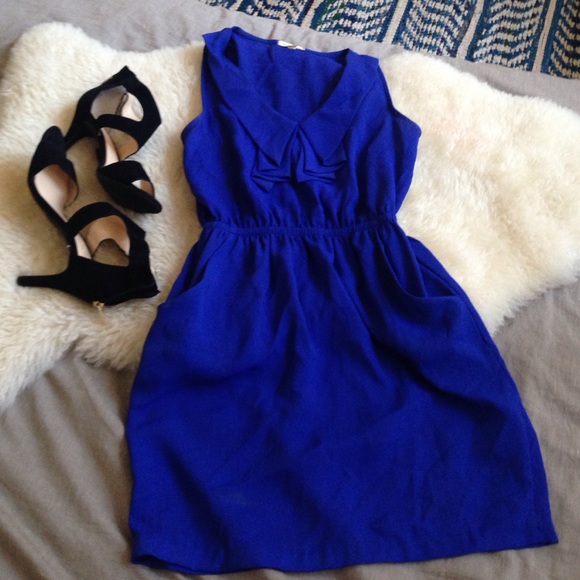 silence + noise Dresses & Skirts - Bright blue Silence and Noise dress