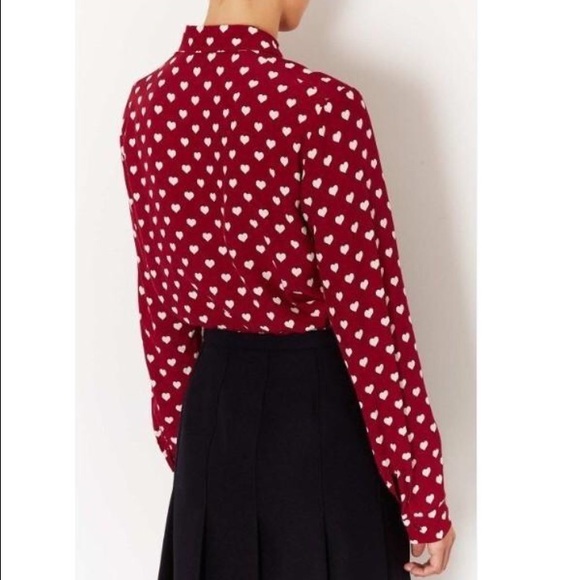 Red white ❤️heart❤️Tunic top