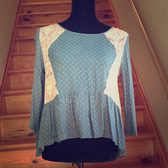 NWT free people peplum top