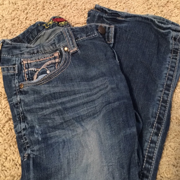 Barley worn jeans - Picture 1 of 2