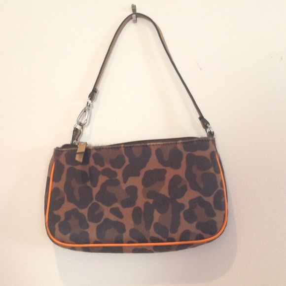 cheetah print loft handbag