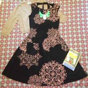 LAST CHANCE!! !Effie's heart dress w filigree