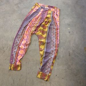 Printed harem pants