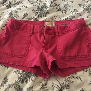 Pink hollister shorts
