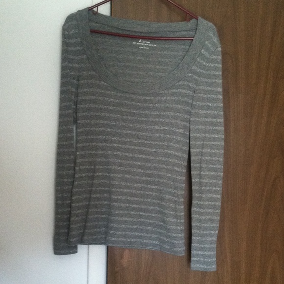 Express Swoop-Neck Tee