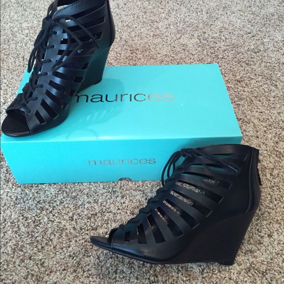 SOLD!!!!  Brand new strappy single sole wedges! - Picture 2 of 3