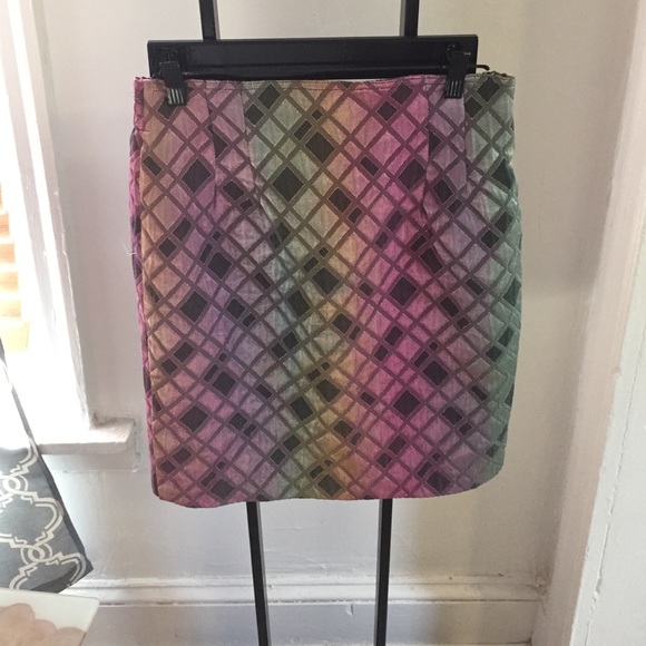 Vintage Cache multicolor quilted skirt (small) - Picture 1 of 3