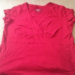 Avenue deep red knit