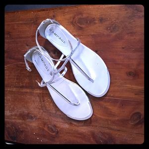 Sliver sandals