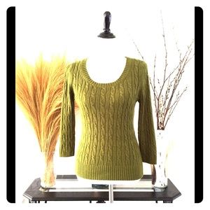 Green Loft Sweater.. Oh soooo soft