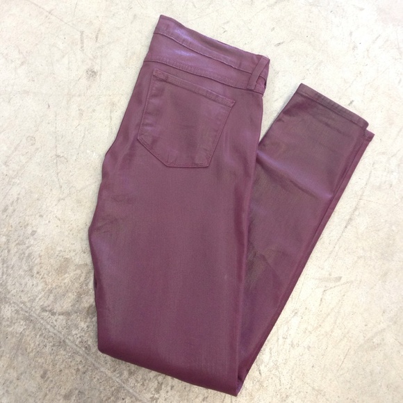 Red wax pant