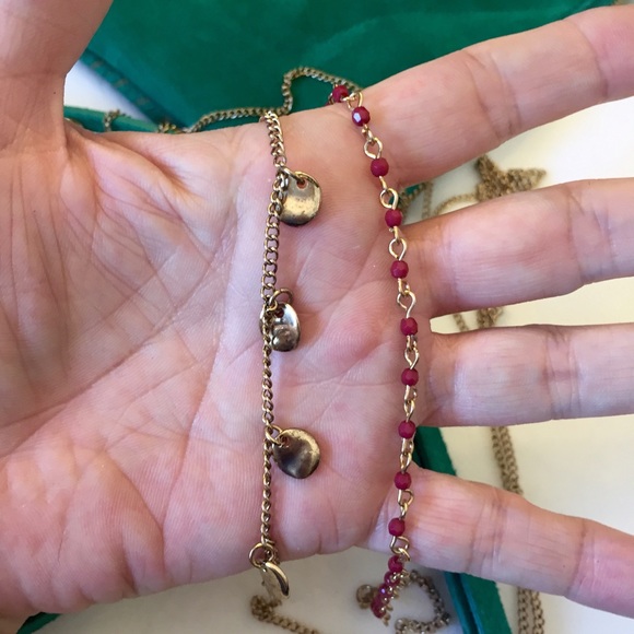 🚫GIFTED🚫 Multi-strand gold tone necklace - Picture 3 of 4