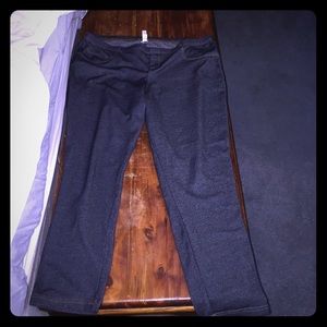 Denim like dark blue leggings