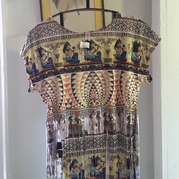 Egyptian shirt with fringes