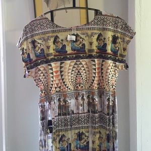 Egyptian shirt with fringes