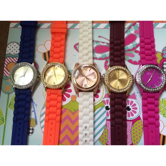 Rhinestone faced watches. Bundle or Individual🎀✨
