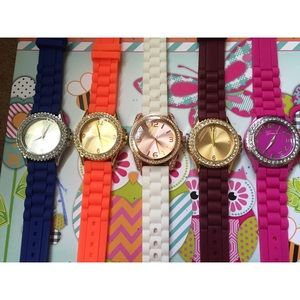 Rhinestone faced watches. Bundle or Individual🎀✨
