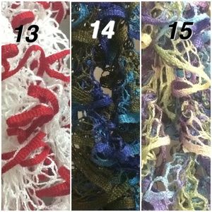 Ruffle scarves