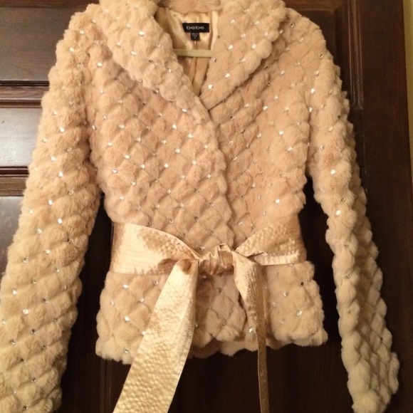 ✨✨2X HP✨✨ Rare Ltd Bebe Rabbit Fur/Crystal Jacket