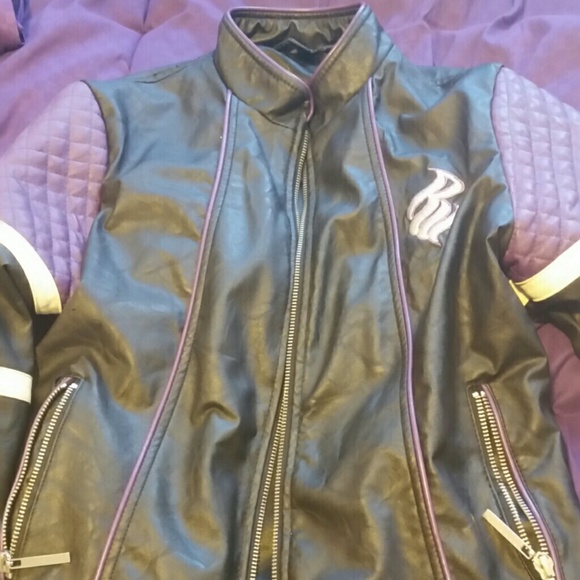 Leather roca wear jacket