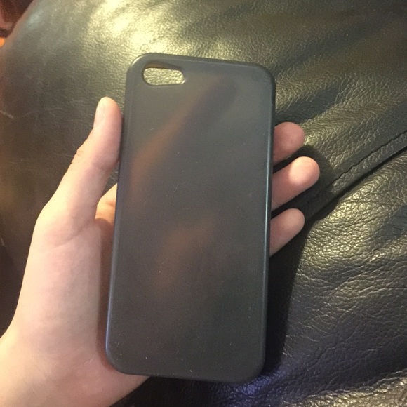 Black IPhone 5 gel case