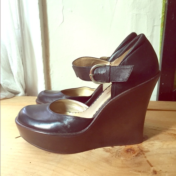 Jessica Simpson platform wedge Carrie Mary Janes