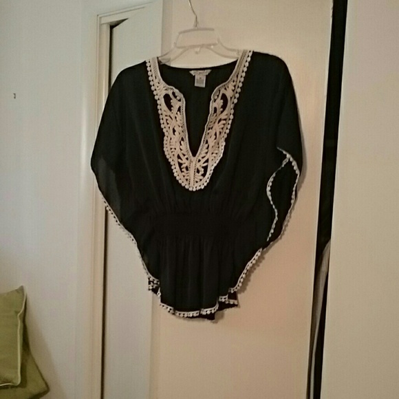Embroidered top