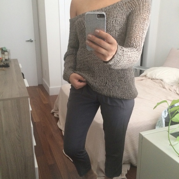 Club Monaco Pants - Club Monaco silk cropped pants