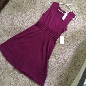 41 Hawthorn Dita Sleeveless Ponte Dress dark pink
