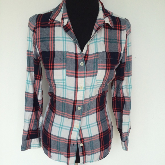 Plaid top. EUC. Worn once